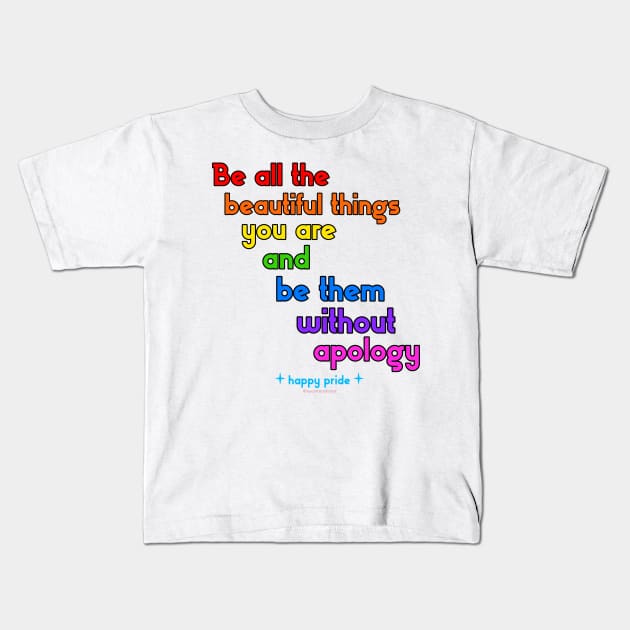 Lestat - Pride Quote Kids T-Shirt by nocontextlestat